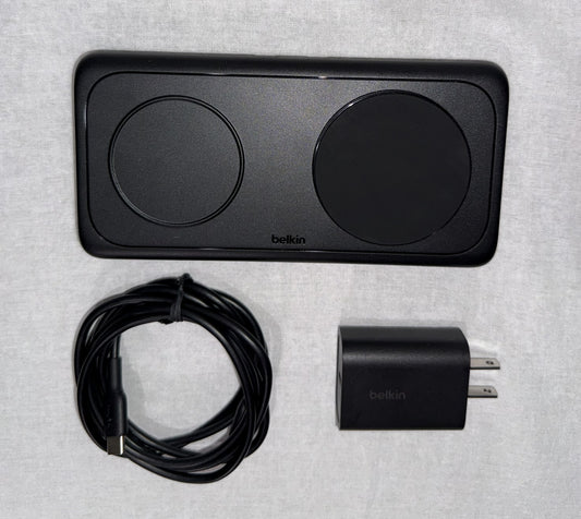 Belkin BoostCharge 2-in-1 Magnetic Charging Pad with Qi2