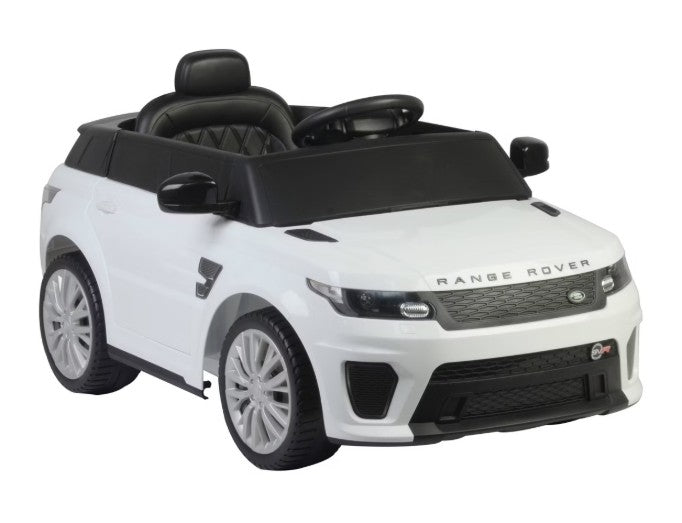 Best Ride on Cars 12V Range Rover Powered Ride-On - White: Plastic, 3+ Years, 55 lbs Capacity