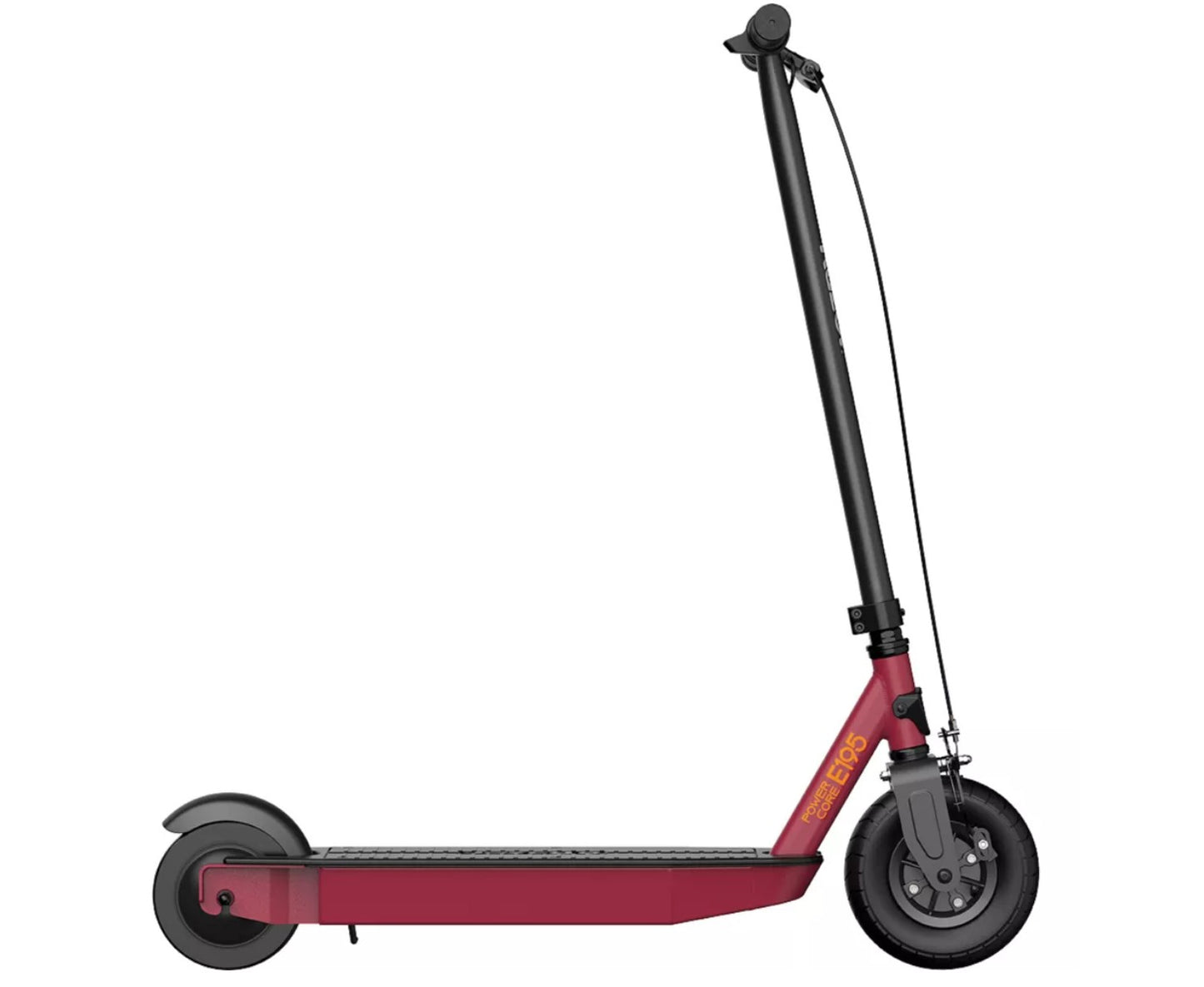 Razor E195 Electric Scooter - Red: Steel Frame, 12.2 mph, 154 lb Capacity